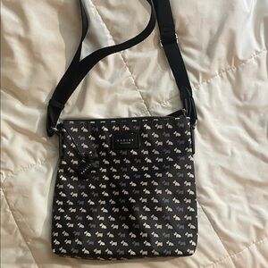 RADLEY LONDON Black and Cream Dog Pattern Bag